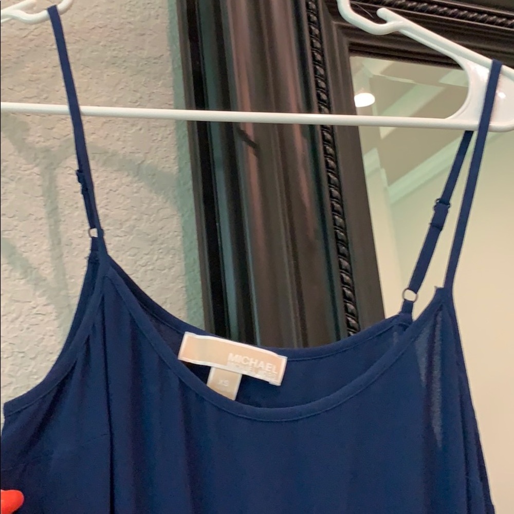 Navy blue Michael Kors strappy dress - Picture 4 of 4